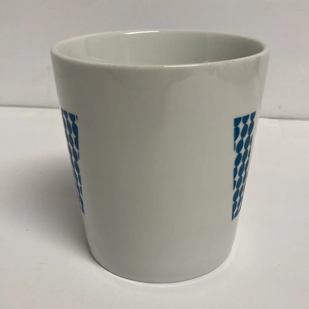 Crate&Barrel Monogram Letter W Coffee Mug